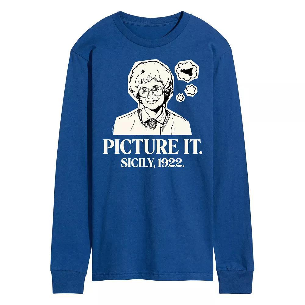 Men's Golden Girls Picture Sicily Long Sleeve Tee,  Product Image