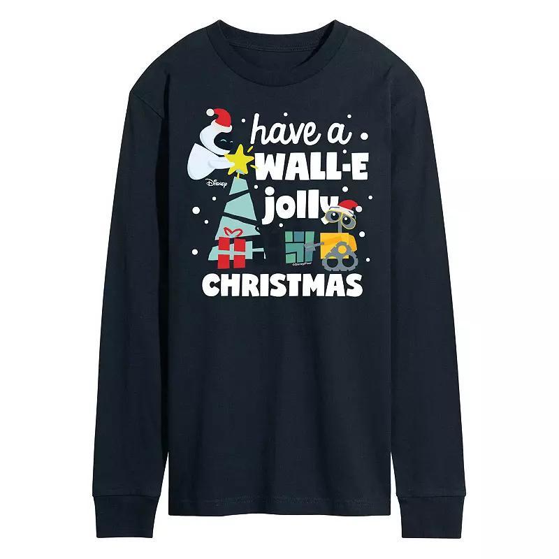 Disneys WALLE Mens Jolly Christmas Long-sleeved Tee Product Image