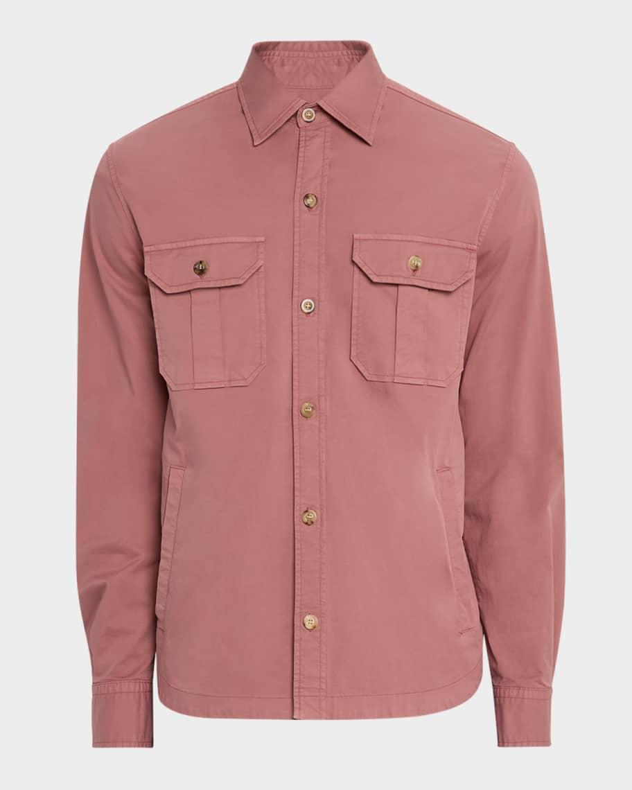 Mens Waxy Textured Overshirt Product Image