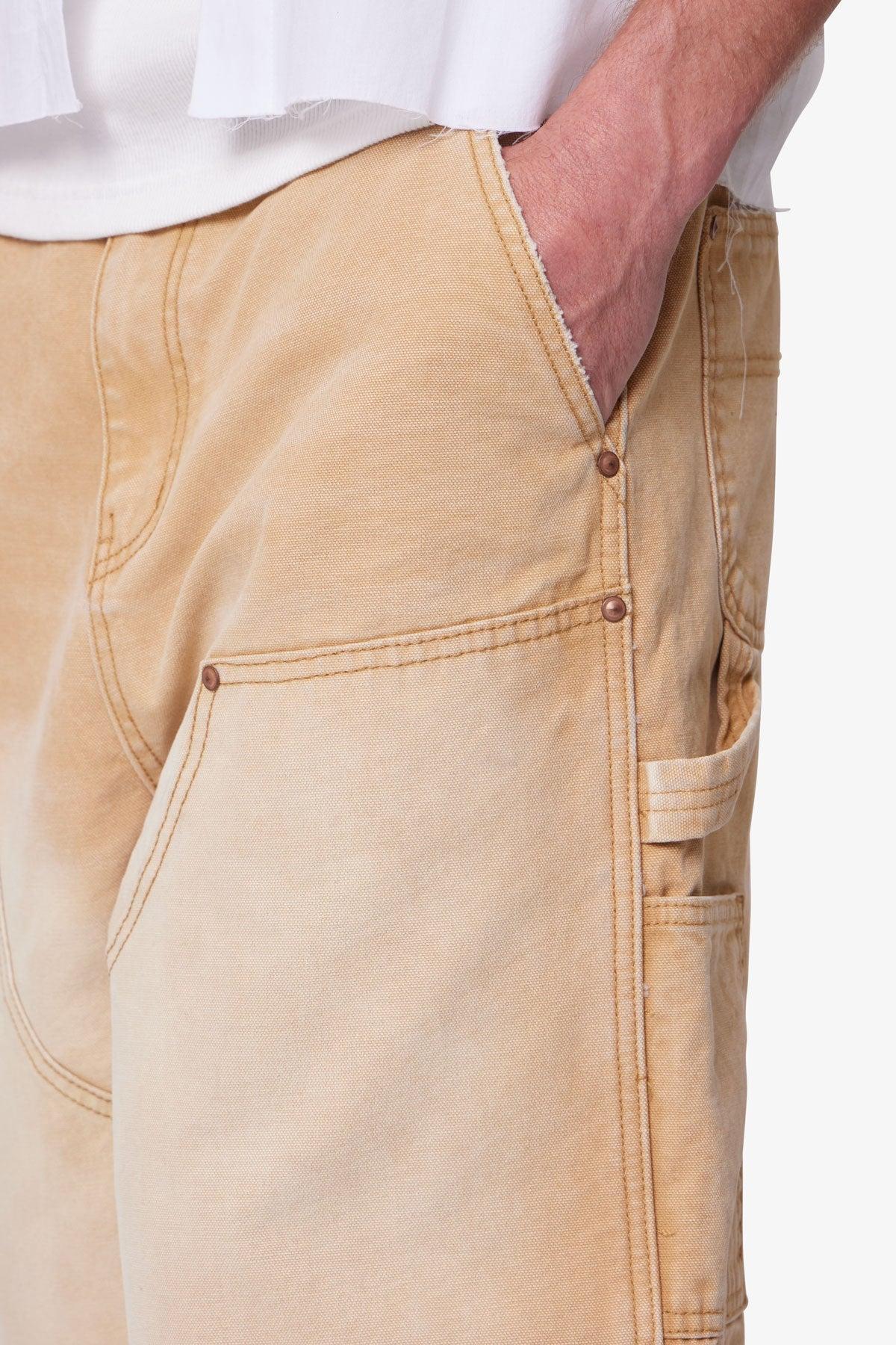 Ultra Baggy Carpenter Shorts - Washed Tan Product Image