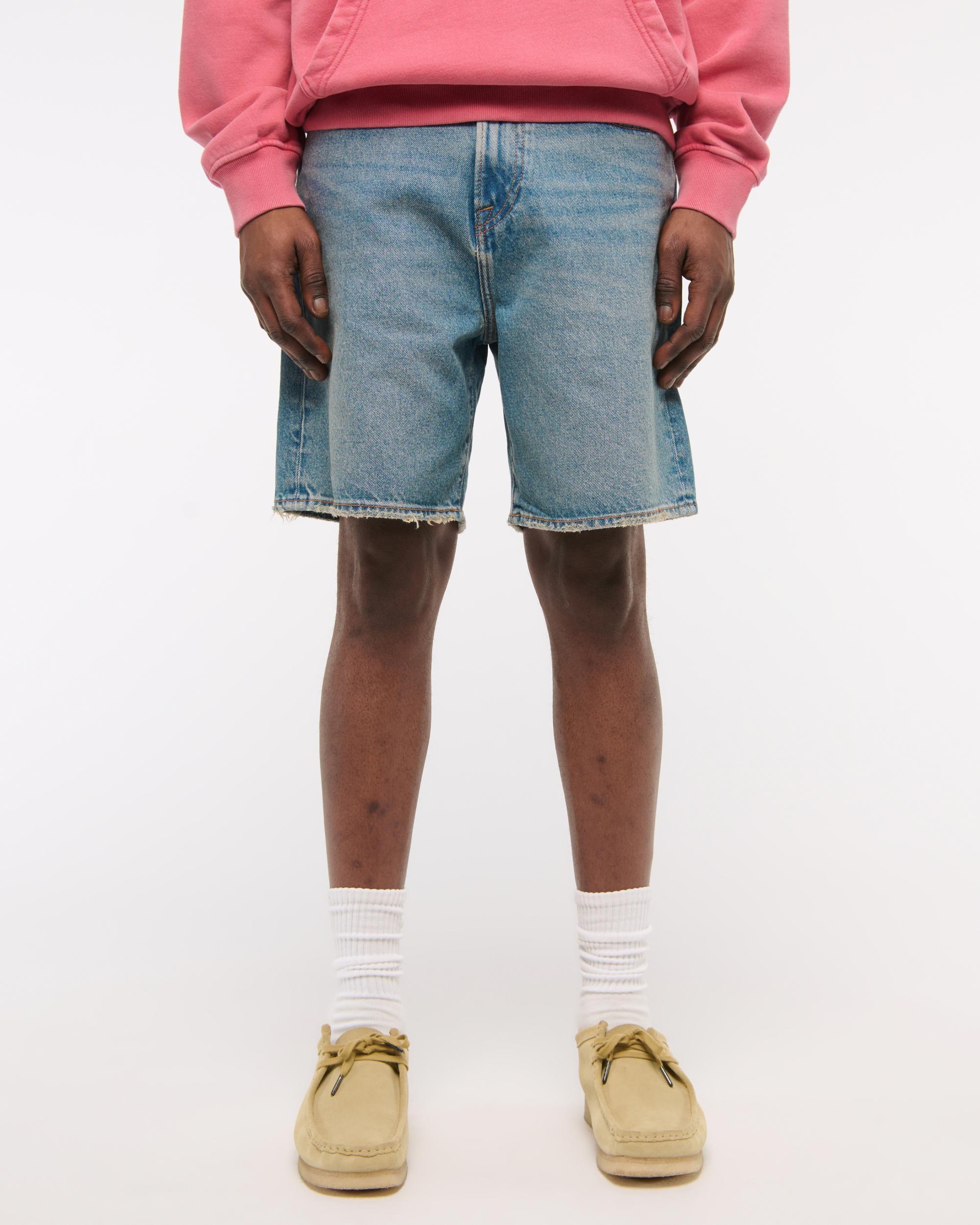 Loose Denim Short Product Image