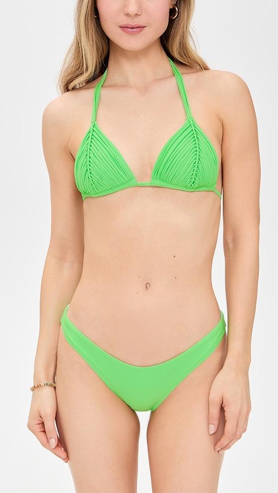 PQ Swim Isla Triangle Bikini Top | Shopbop Product Image