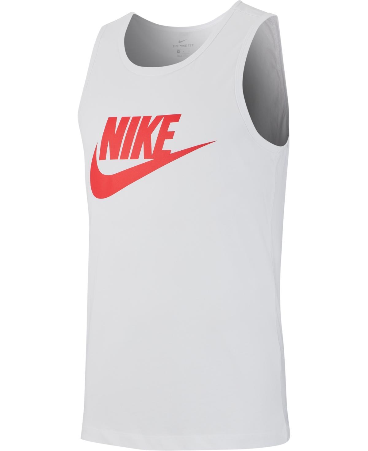 Nike Mens Sportswear Logo Tank Top - White Product Image