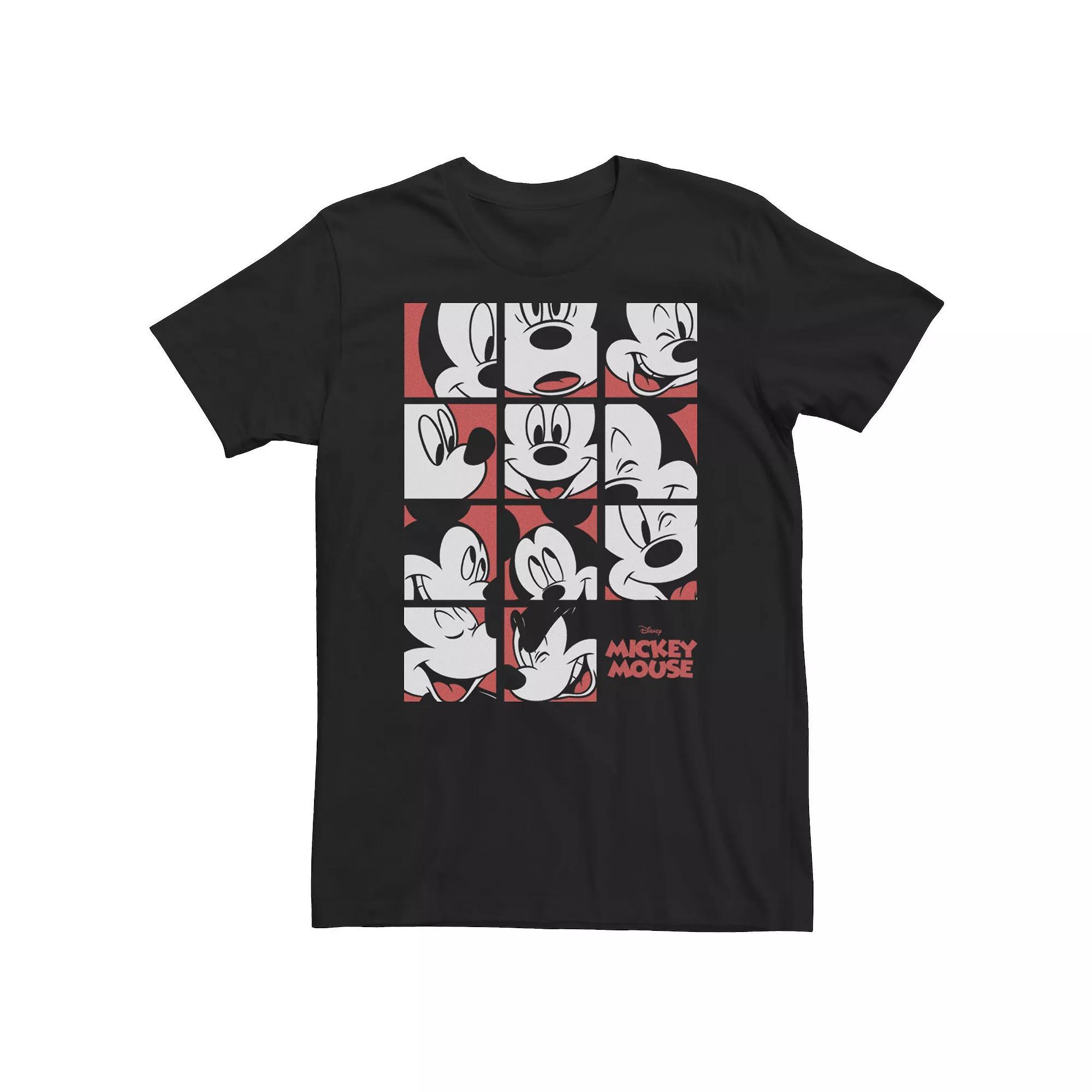 Disney's Mickey Mouse Big & Tall Expressions Boxes Tee, Men's,  Product Image