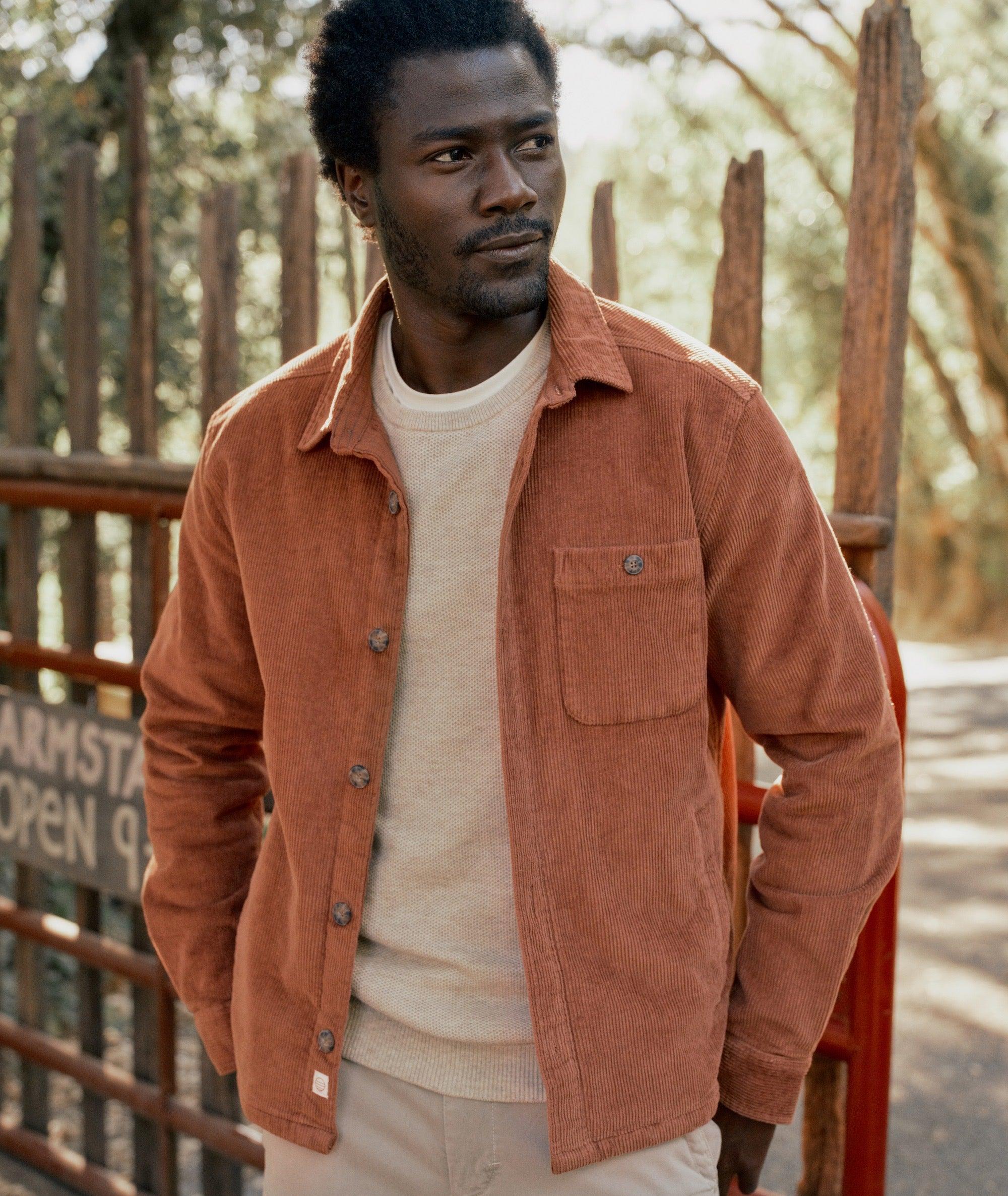 Max Stretch Corduroy Overshirt Product Image