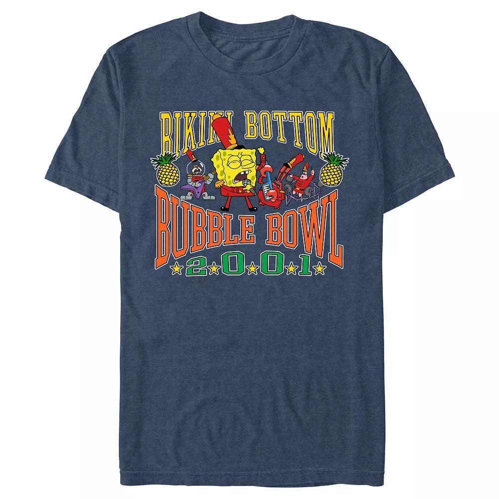 Men's SpongeBob SquarePants Bubble Bowl 2001 Graphic Tee,  Product Image