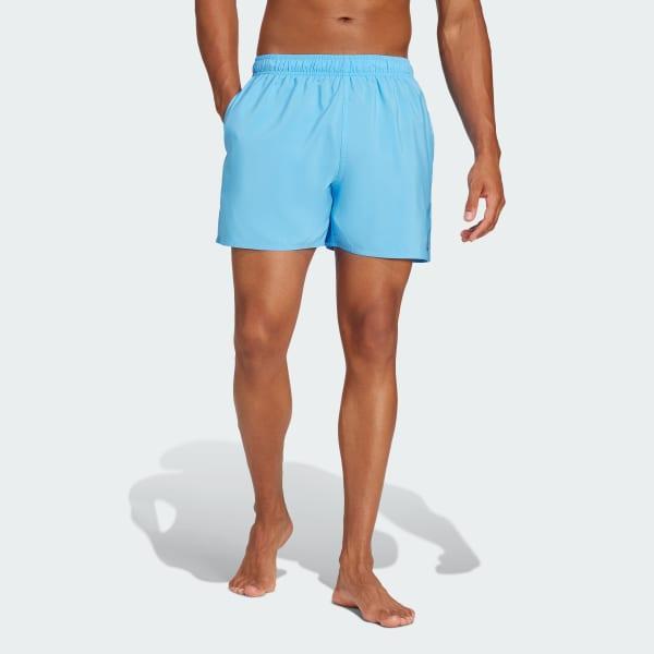 adidas Solid CLX Short-Length Swim Shorts Pure Ruby M Mens Product Image