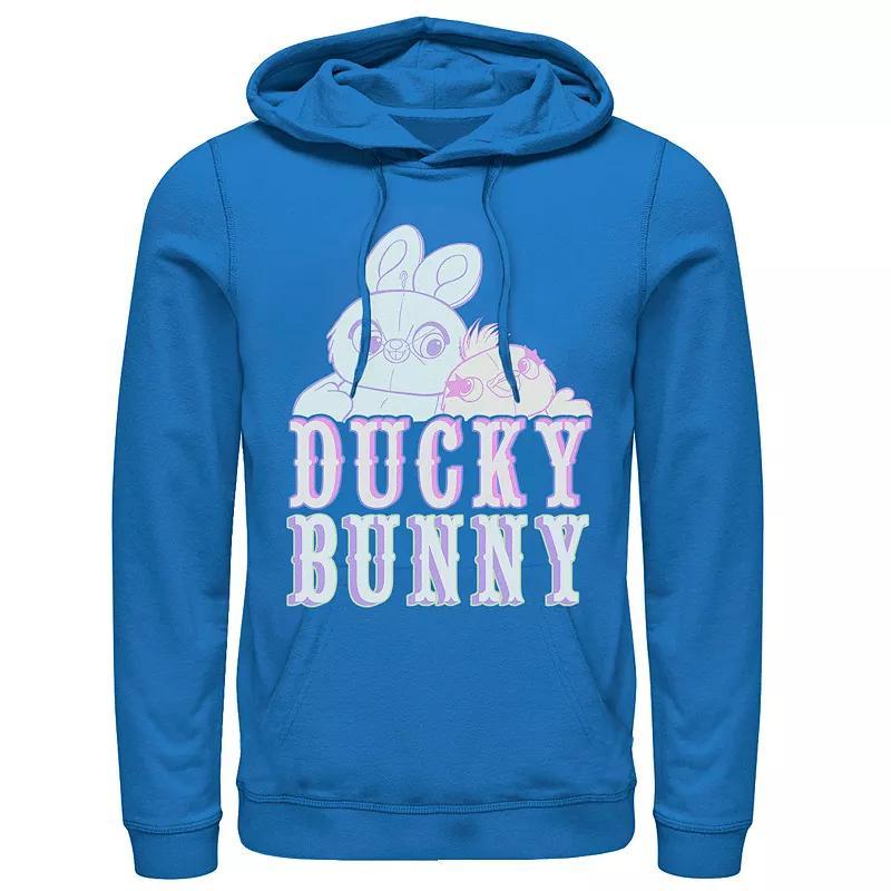 Disney / Pixar's Toy Story 4 Ducky & Bunny Men's Best Buddies Pullover Hoodie, Size: XXL, Royal Product Image