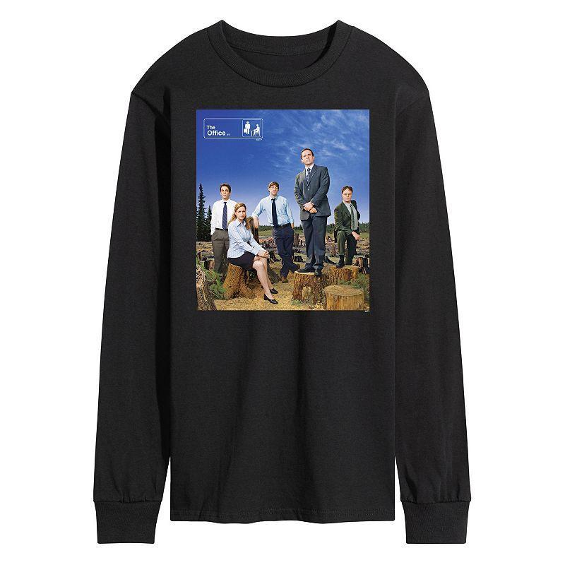 Mens The Office Cast Photo Long Sleeve Tee Product Image