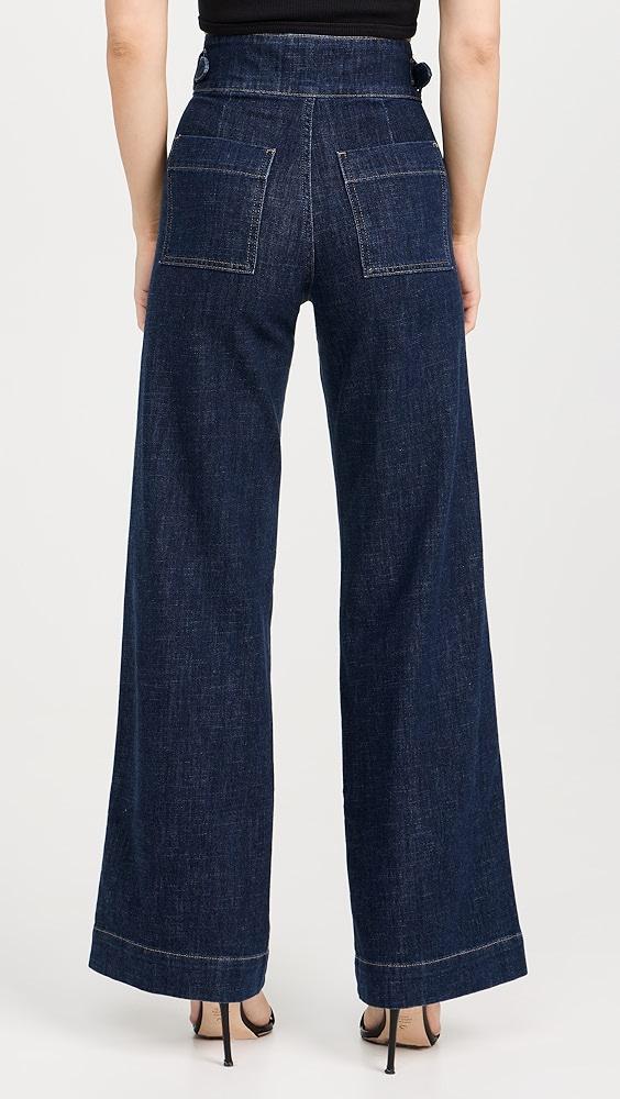 Joe's Jeans The Double Buckle Wide Leg Sailor Pants | Shopbop Product Image