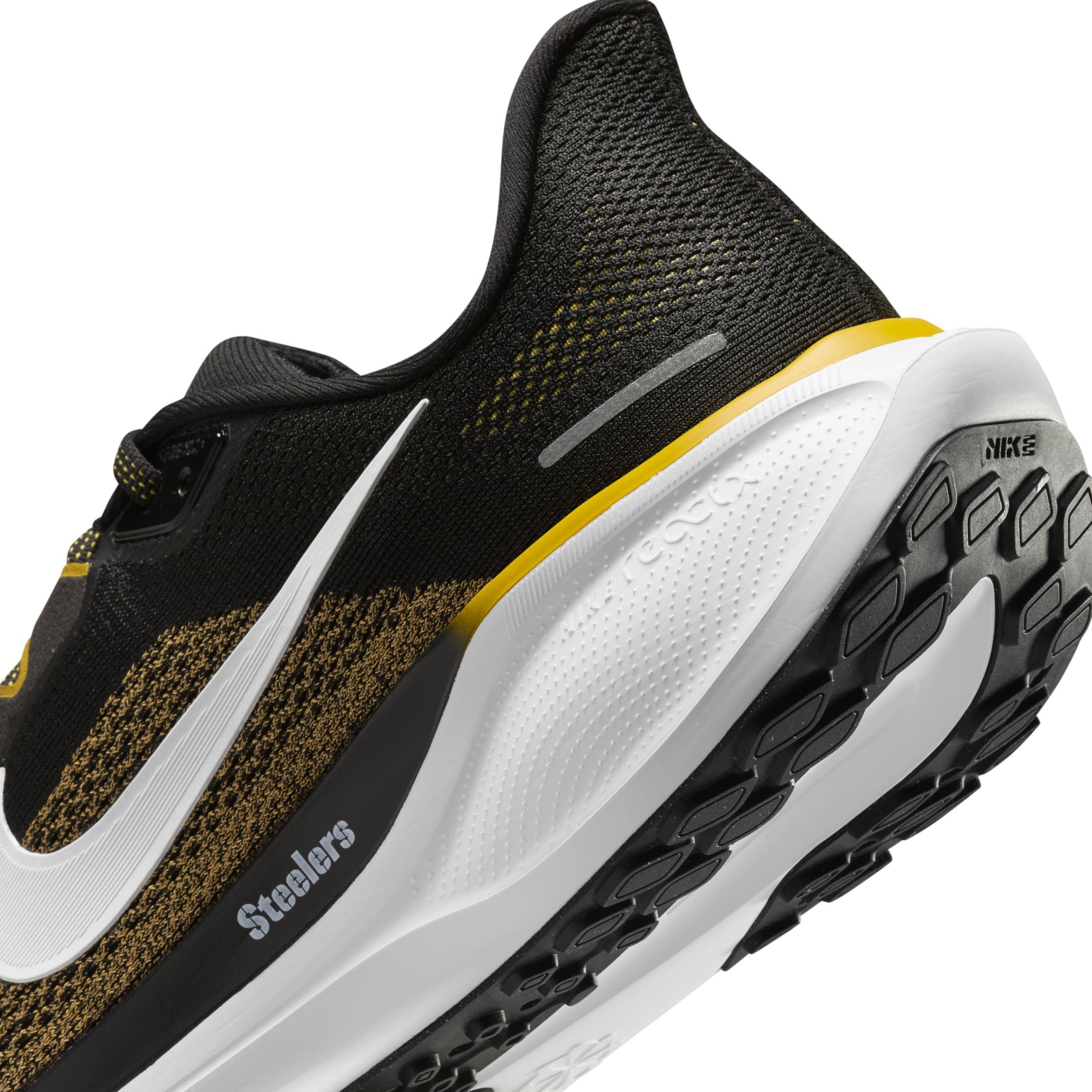 Nike Men's Pegasus 41 NFL Pittsburgh Steelers Road Running Shoes Product Image