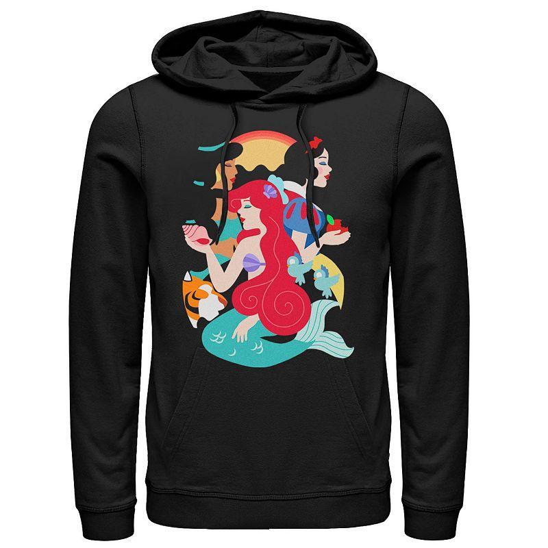 Mens Disney Princesses Pullover Hoodie Product Image