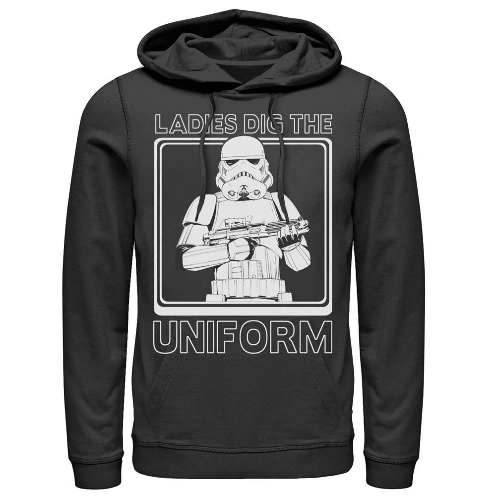Men's Star Wars Graphic Hoodie, Size: Large, Black Armor Product Image