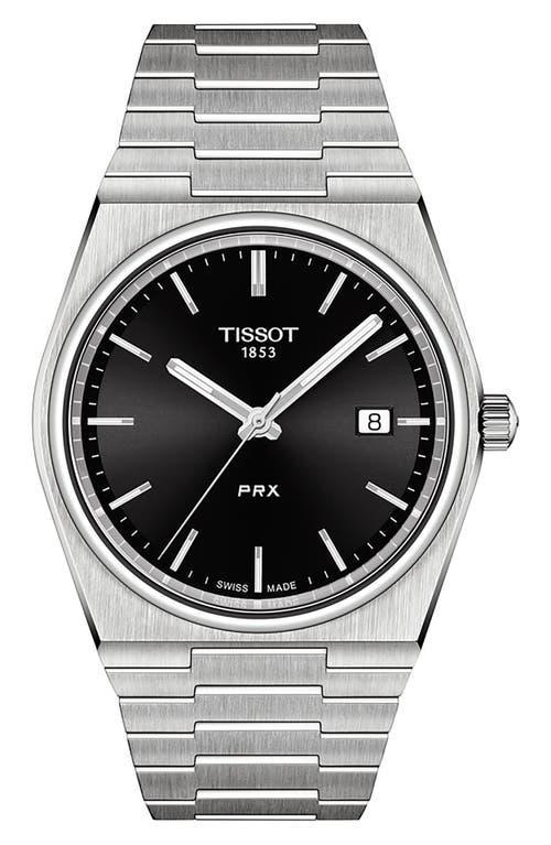 Tissot Mens Prx Quartz Analog Gold Stainless Steel Bracelet Watch Product Image