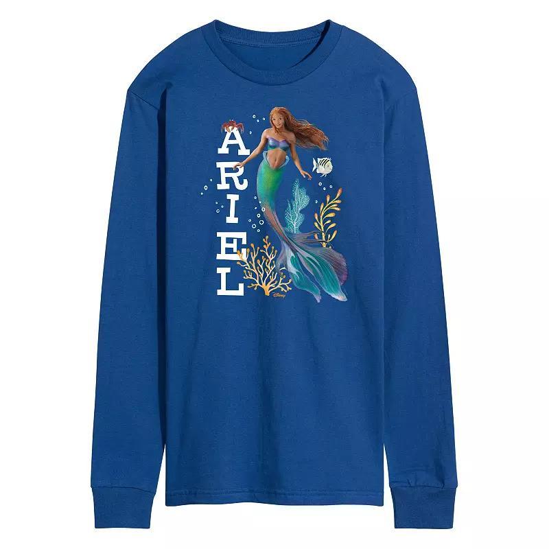 Disney's The Little Mermaid Men's Ariel Graphic Tee, Size: Large, Blue Product Image