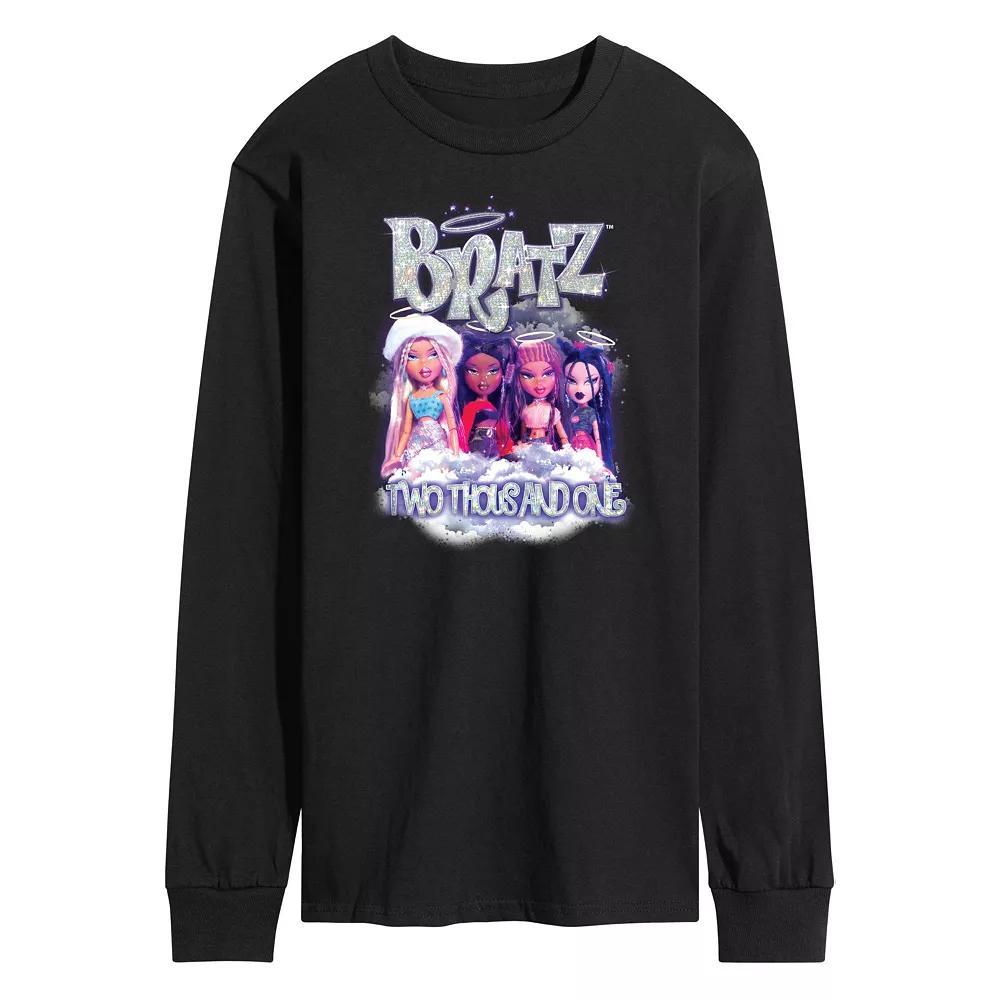 Men's Bratz Two Thousand One Long Sleeve Graphic Tee, Size: Medium, Blue Product Image