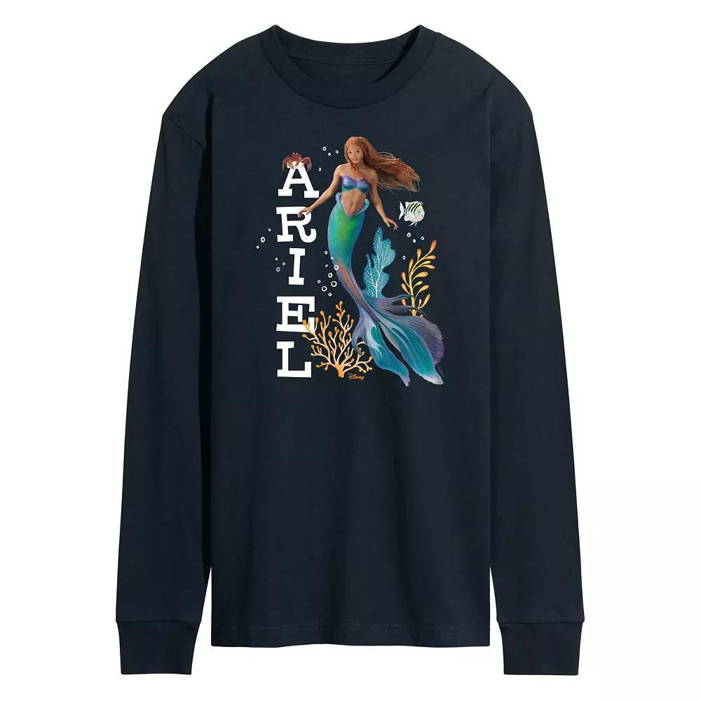 Disney's The Little Mermaid Men's Ariel Graphic Tee, Size: Large, Blue Product Image