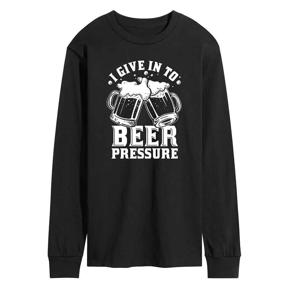 Men's Beer Pressure Long Sleeve Graphic Tee,  Product Image