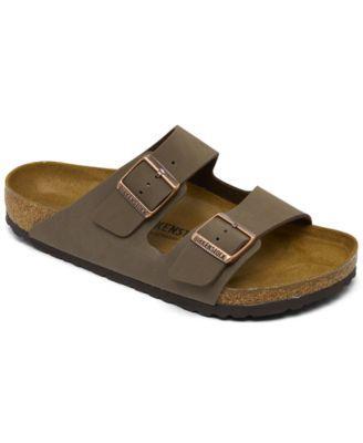 Birkenstock Mens Arizona Cork Sandals - Shoes Brown/Mocha Product Image