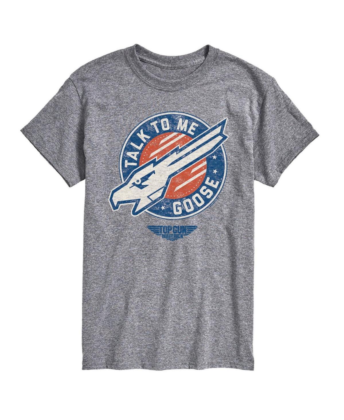 Men's Top Gun Maverick Talk To Me Goose Tee, Size: Medium, Gray Product Image