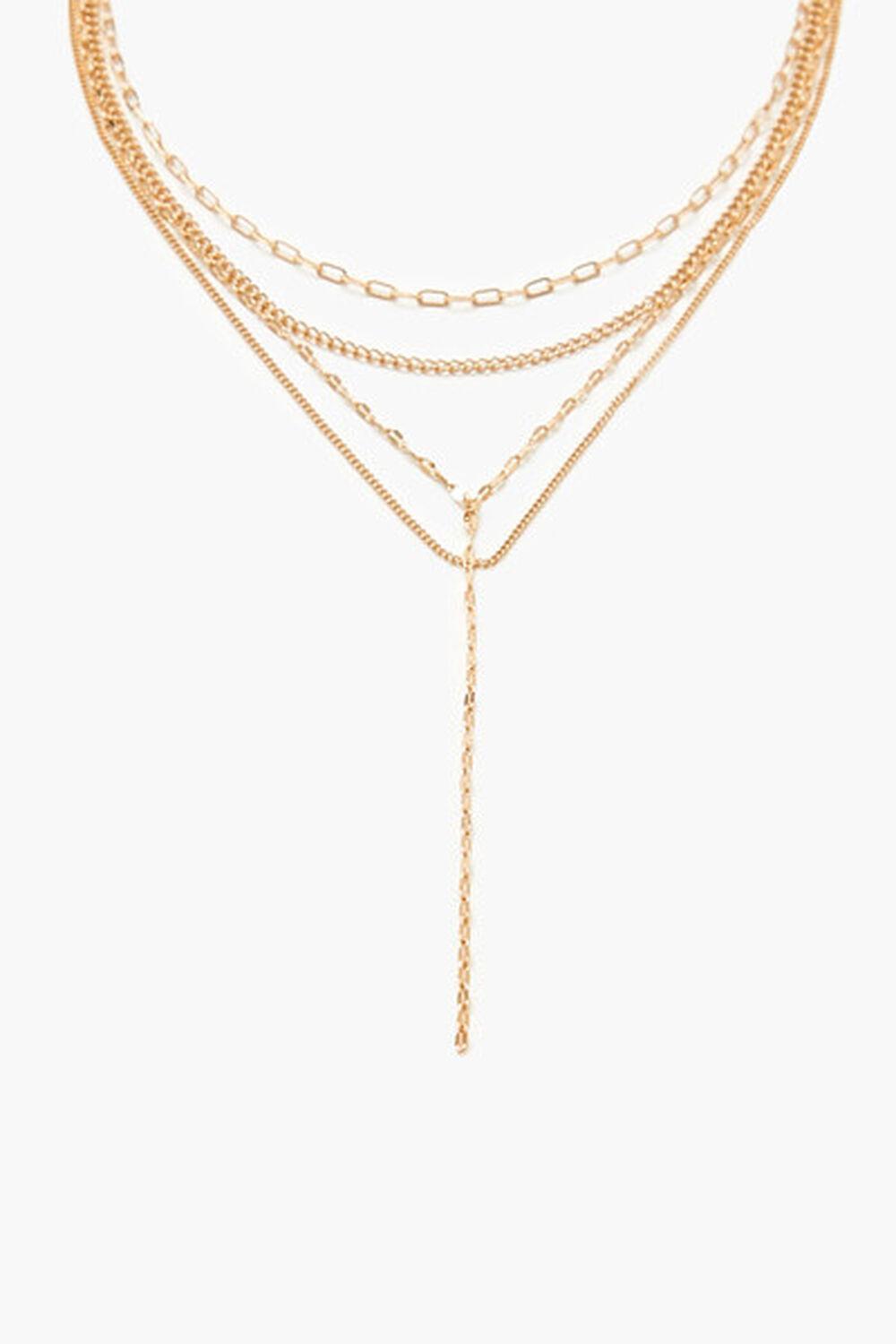 Layered Y-Chain Necklace | Forever 21 Product Image