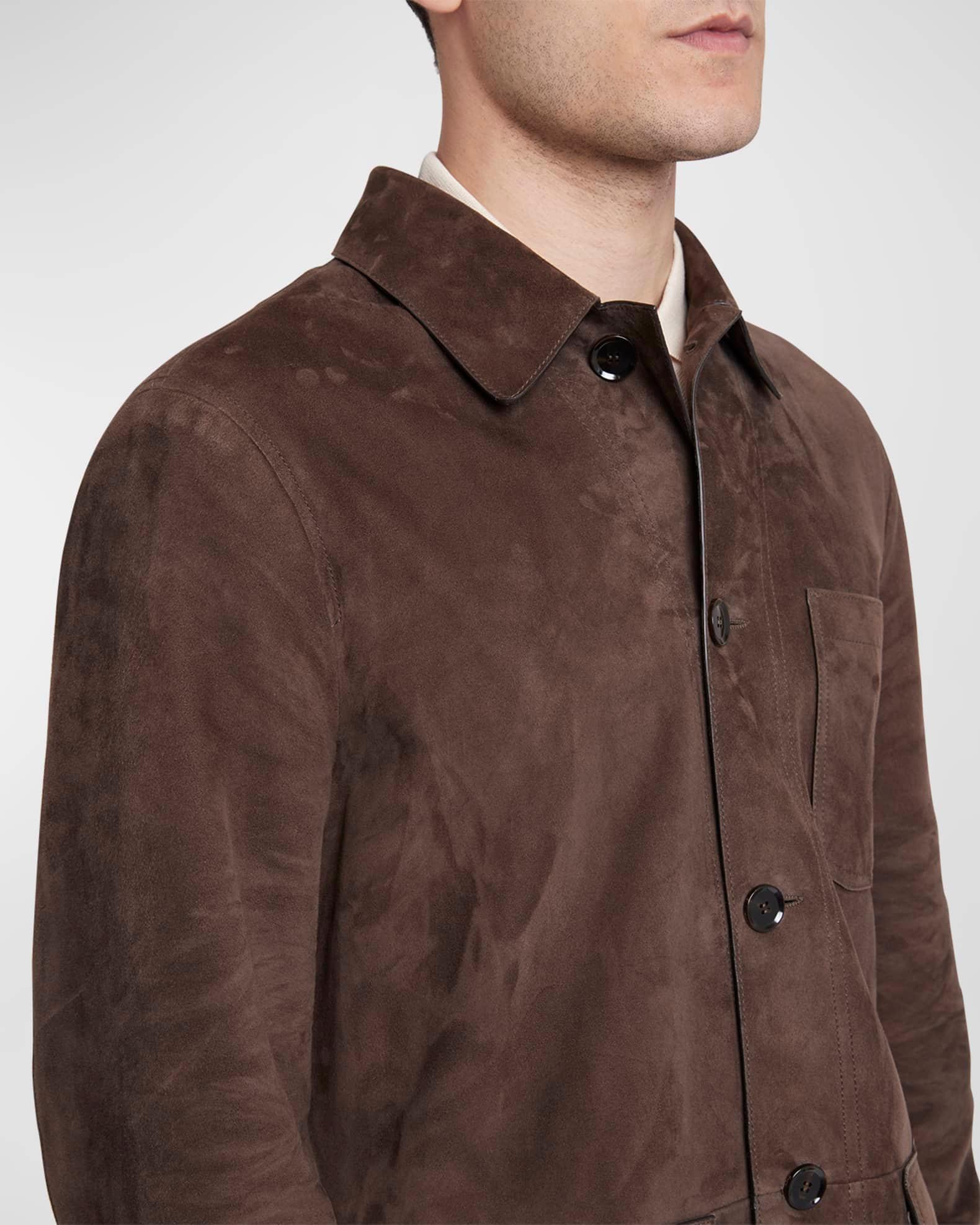 Men's Suede Work Jacket Product Image