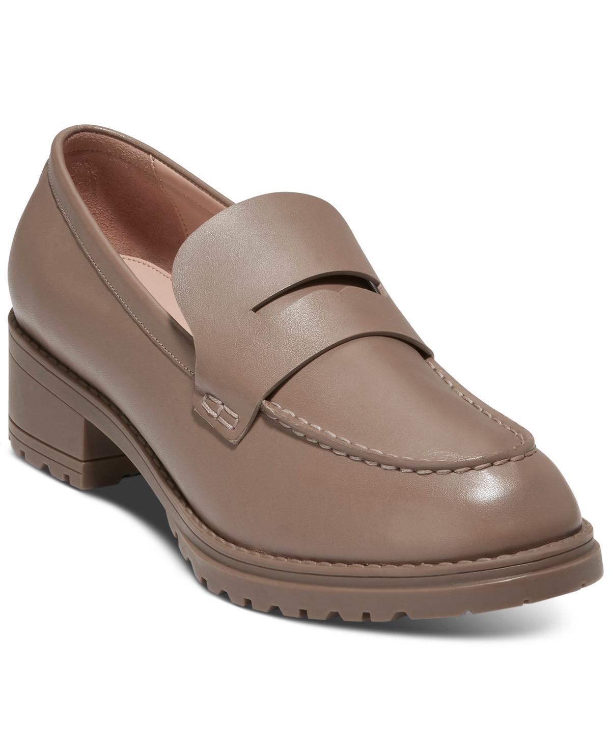 Cole Haan Camea Lug Loafer (Irish Coffee Leather) Women's Flat Shoes Product Image