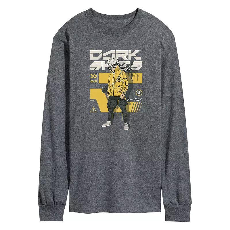 Men's Anime Dark Skies Long Sleeve Tee,  Product Image