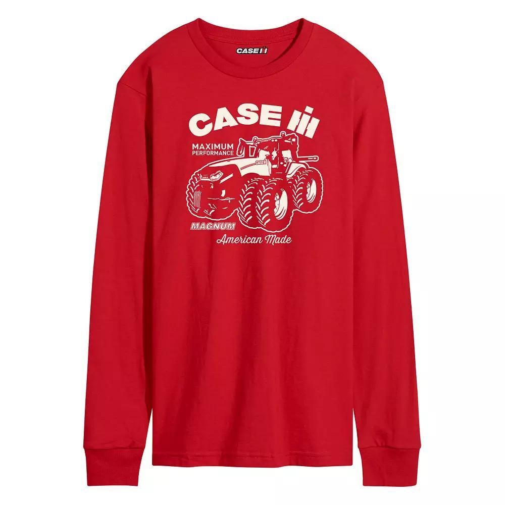 Men's Case IH Max Performance Long Sleeve Graphic Tee,  Product Image
