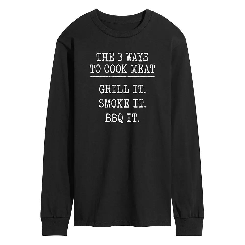 Men's Grill It BBQ It Tee, Size: Large, Black Product Image