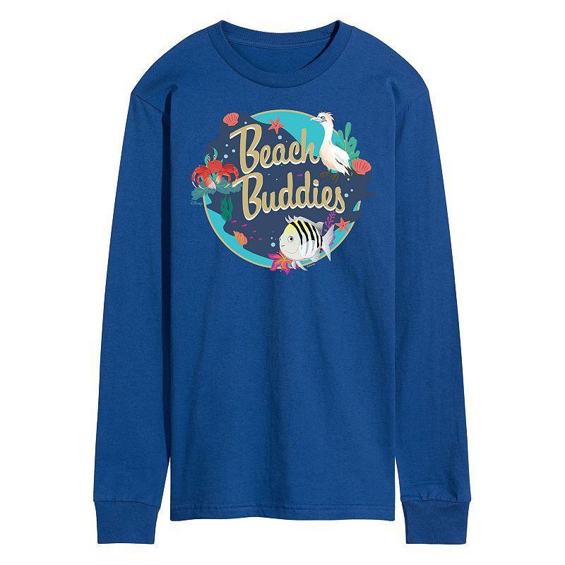 Disney's The Little Mermaid Men's Beach Buddies Graphic Tee, Size: XXL, Blue Product Image