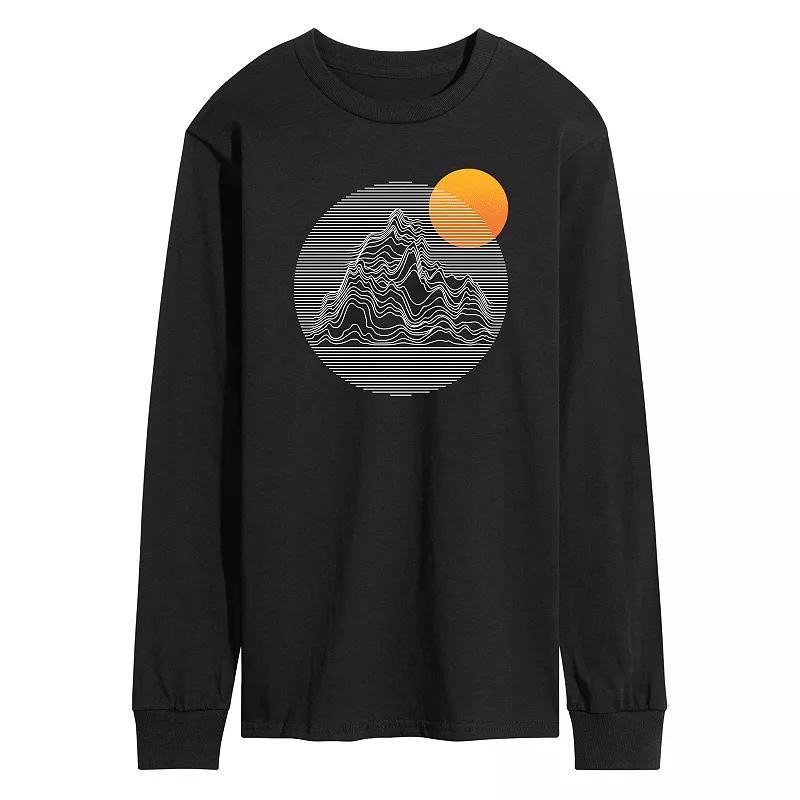 Mens Line Art Mountain Tee Product Image