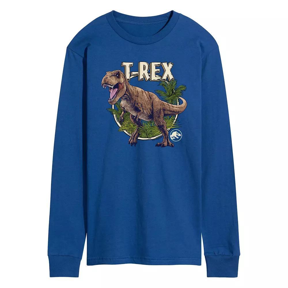 Men's Jurassic World Tyrannosaurus Rex Long Sleeve Graphic Tee,  Product Image