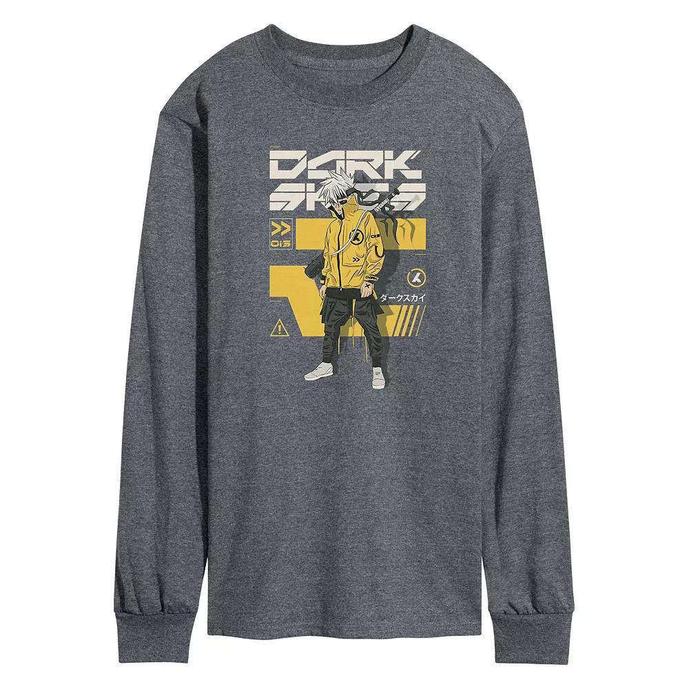 Men's Anime Dark Skies Long Sleeve Tee,  Product Image