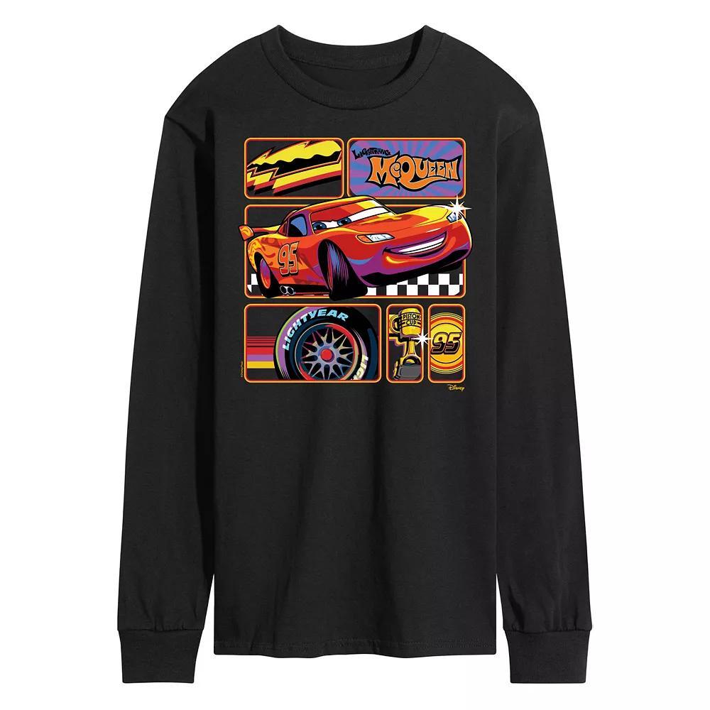 Disney / Pixar's Cars Men's Lightning McQueen Long Sleeve Graphic Tee,  Product Image