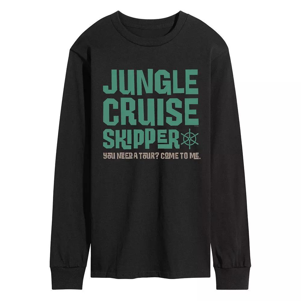 Disney's Jungle Cruise Men's Skipper Long Sleeve Graphic Tee, Size: Large, Black Product Image