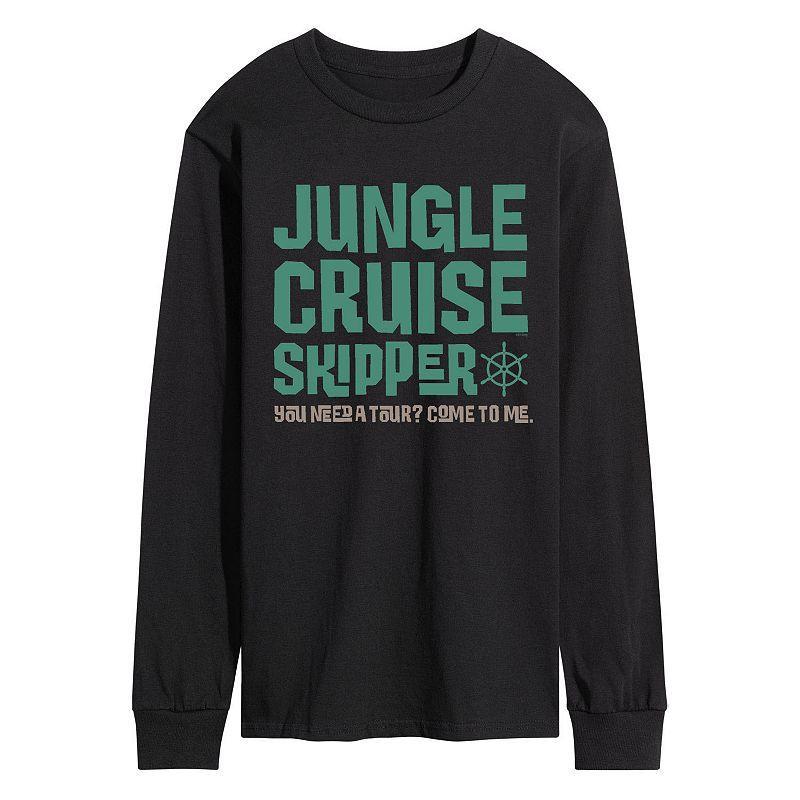 Disney's Jungle Cruise Men's Skipper Long Sleeve Graphic Tee, Size: Large, Black Product Image