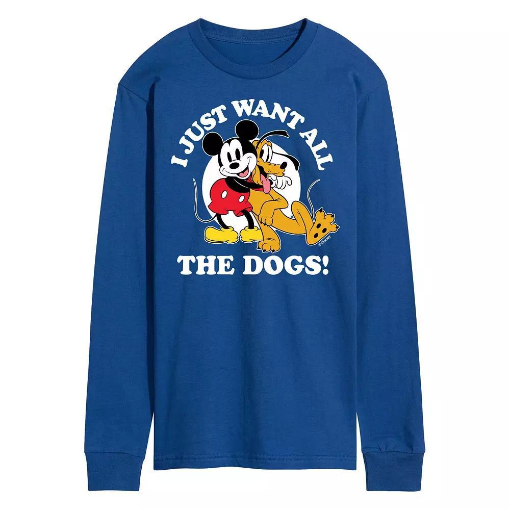 Men's Disney's Mickey & Pluto Want All The Dogs Tee,  Product Image