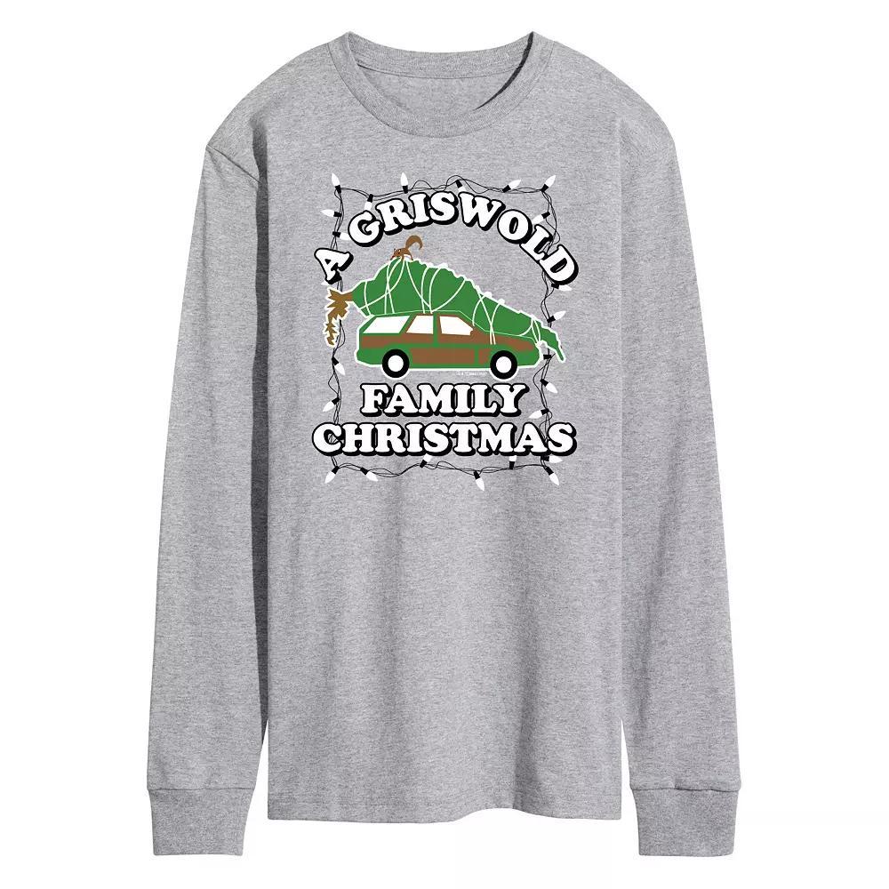 Men's National Lampoon's Christmas Vacation Griswold Van Long Sleeve Graphic Tee,  Product Image