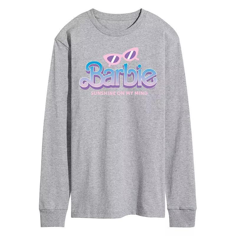 Men's Barbie Sunshine On My Mind Long Sleeve, Size: Medium, Black Product Image