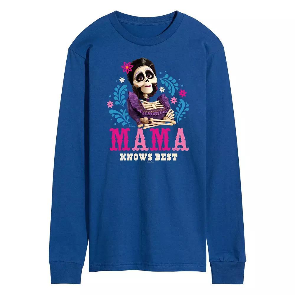 Men's Disney / Pixar's Coco Mama Knows Best Tee, Size: XL, Blue Product Image