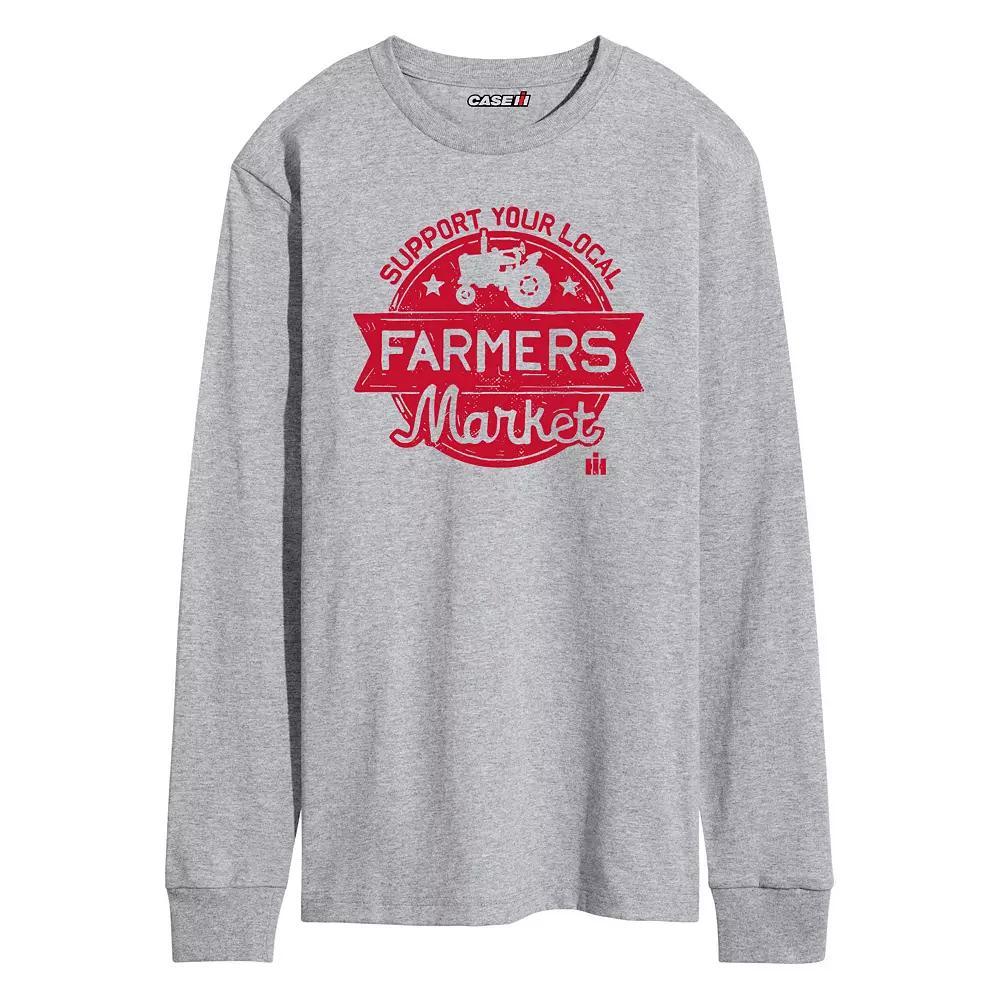Men's Case IH Support Local Farmers Long Sleeve Graphic Tee,  Product Image