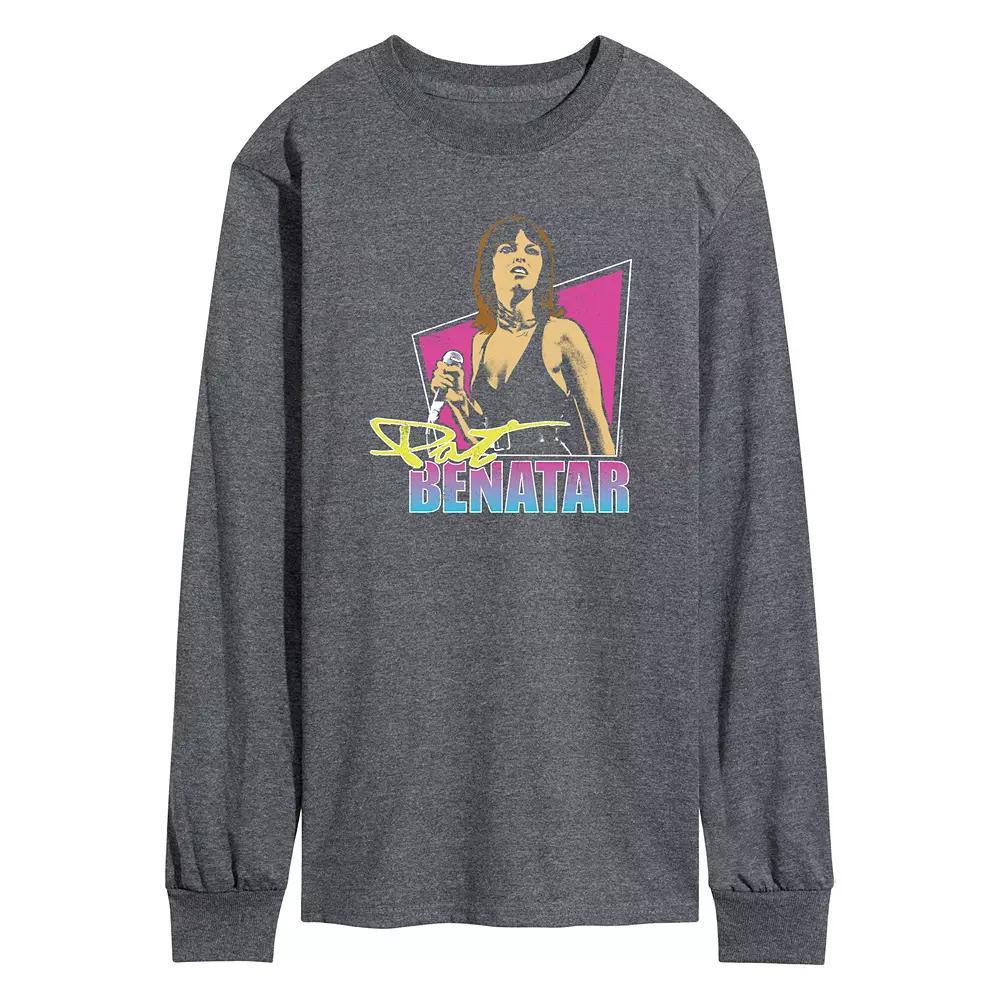 Men's Pat Benatar Long Sleeve Graphic Tee,  Product Image