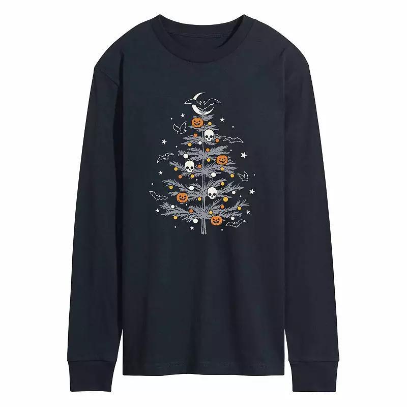 Men's Halloween Christmas Tree Tee, Size: Large, Blue Product Image