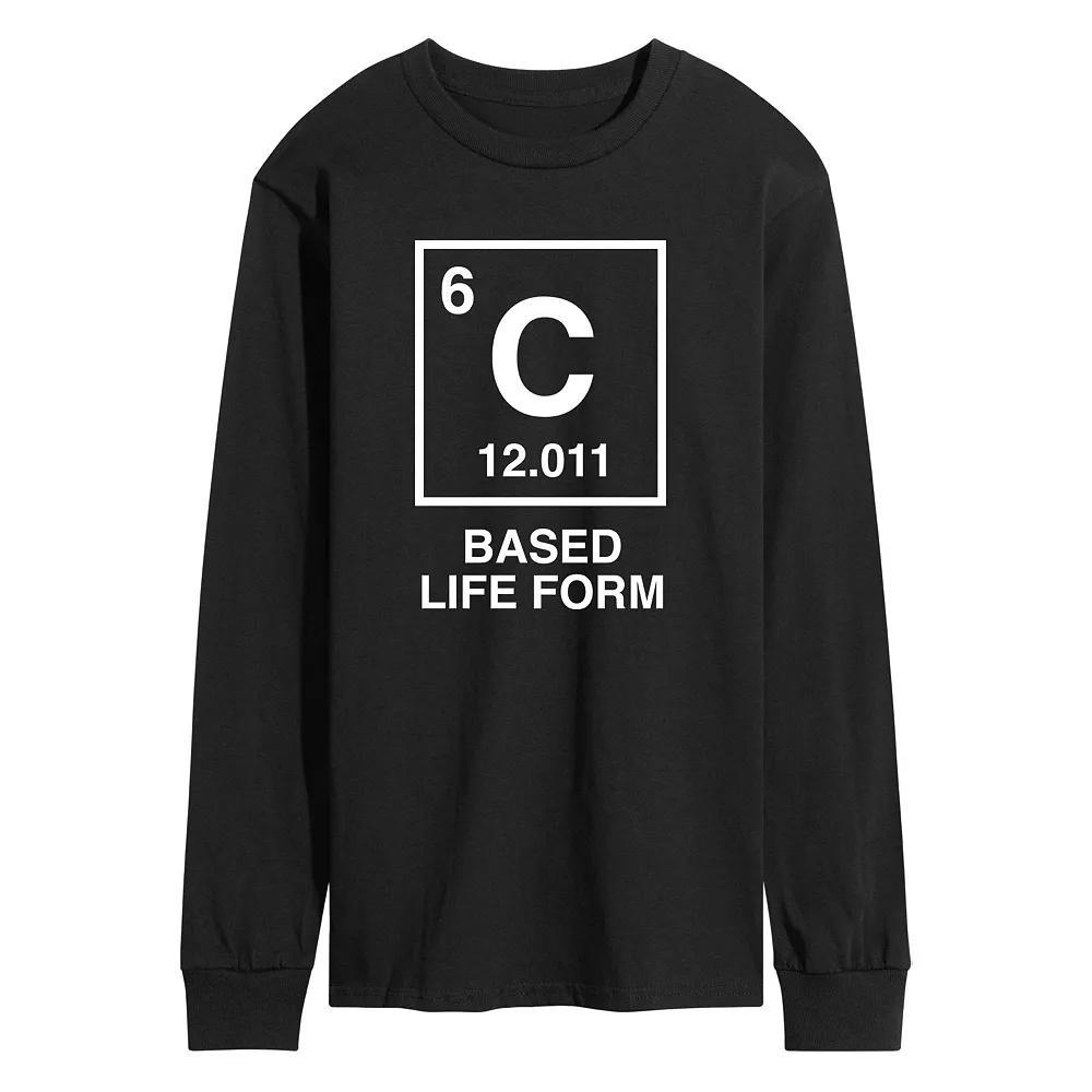 Men's Carbon Based Lifeform Long Sleeve Graphic Tee, Size: Medium, Black Product Image