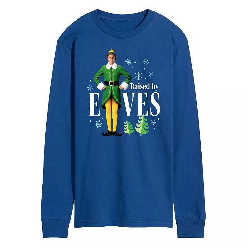 Men's Elf Raised By Elves Long Sleeve Tee,  Product Image