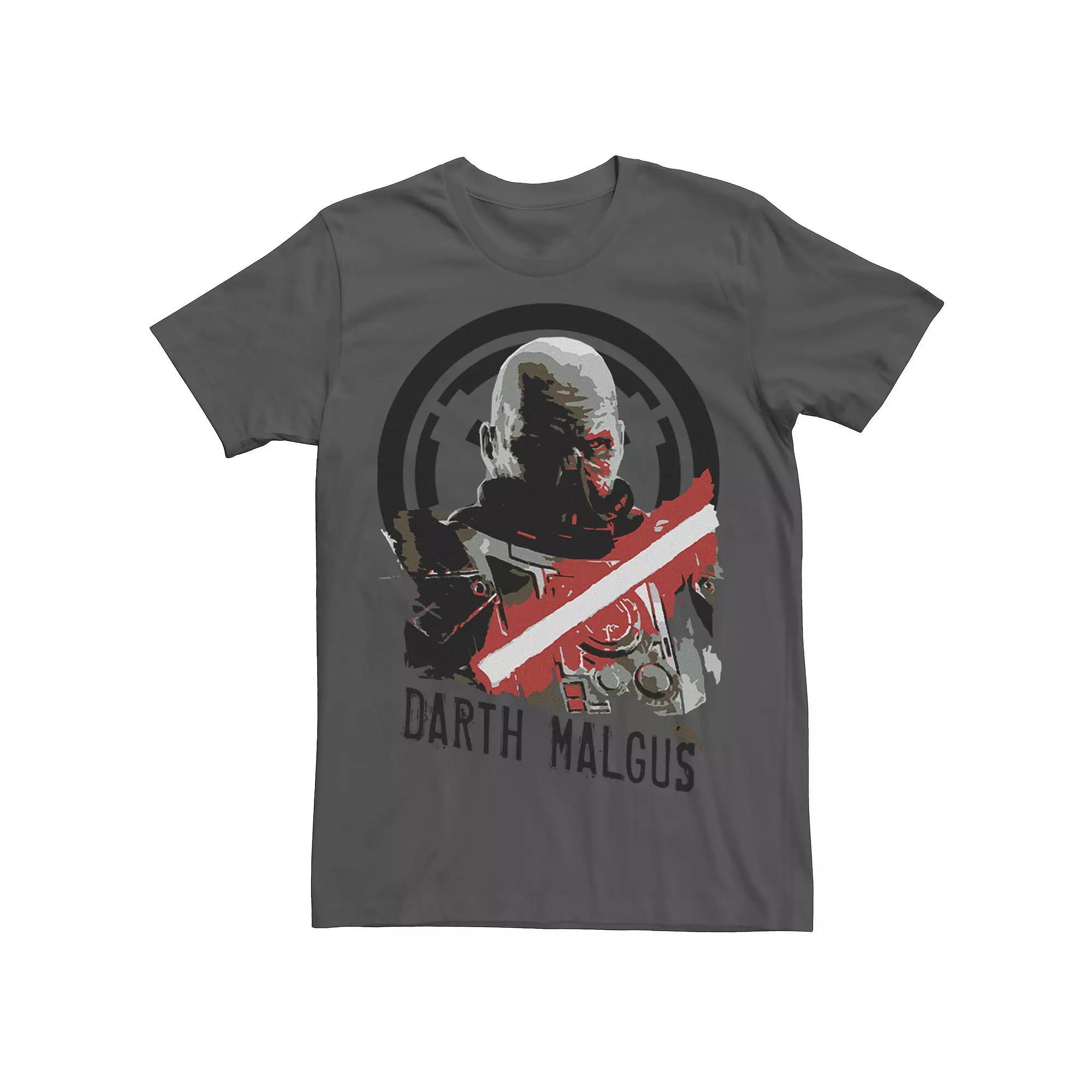 Men's Star Wars Darth Malgus Dark Portrait Tee, Size: Medium, Grey Product Image