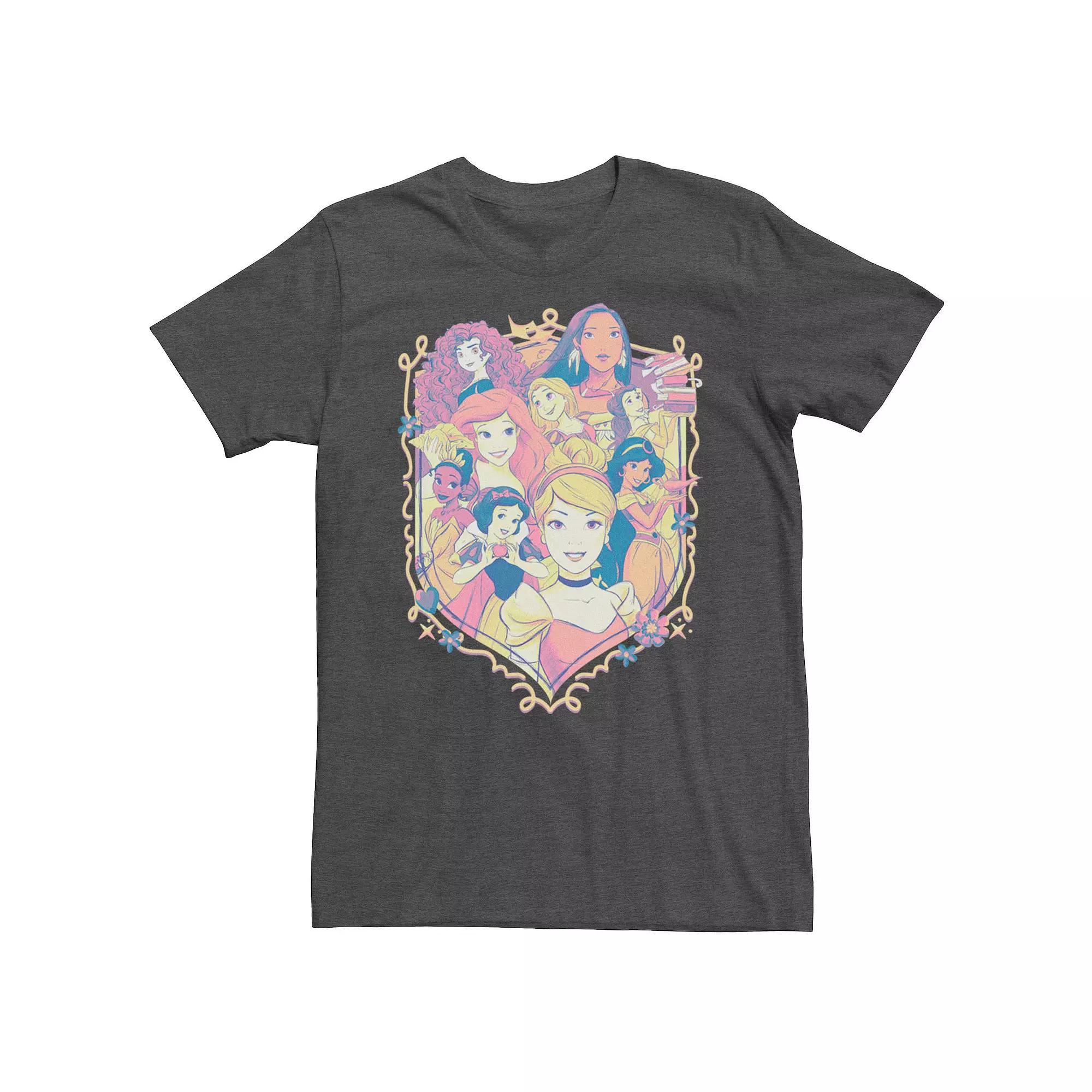 Men's Disney Princess Group Shield Logo Tee,  Product Image
