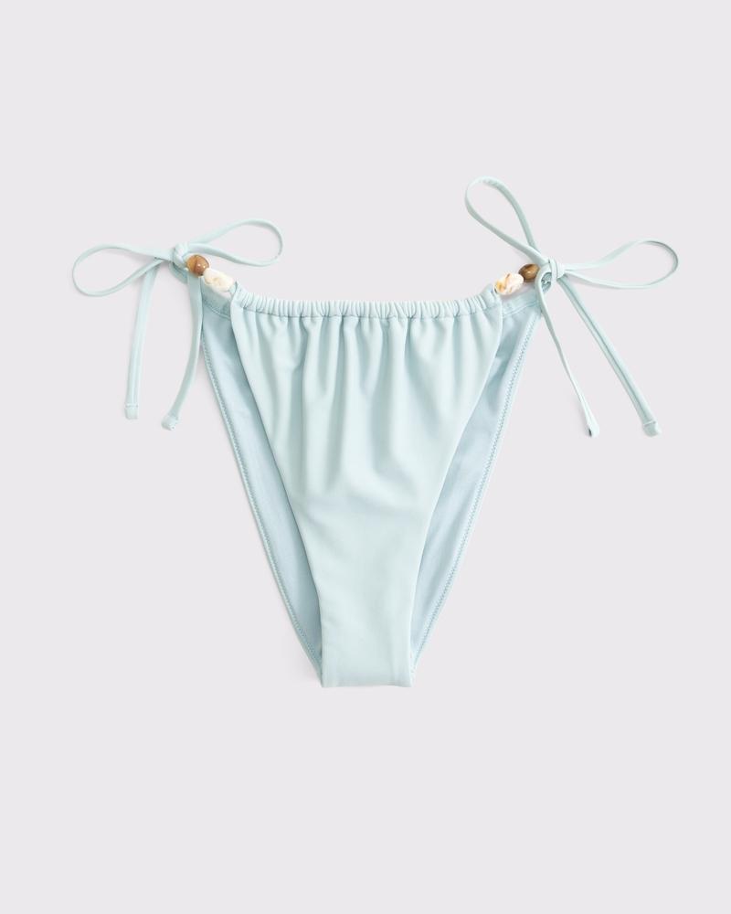 Low Rise Ruched Tie-Side Cheeky Bottom Product Image