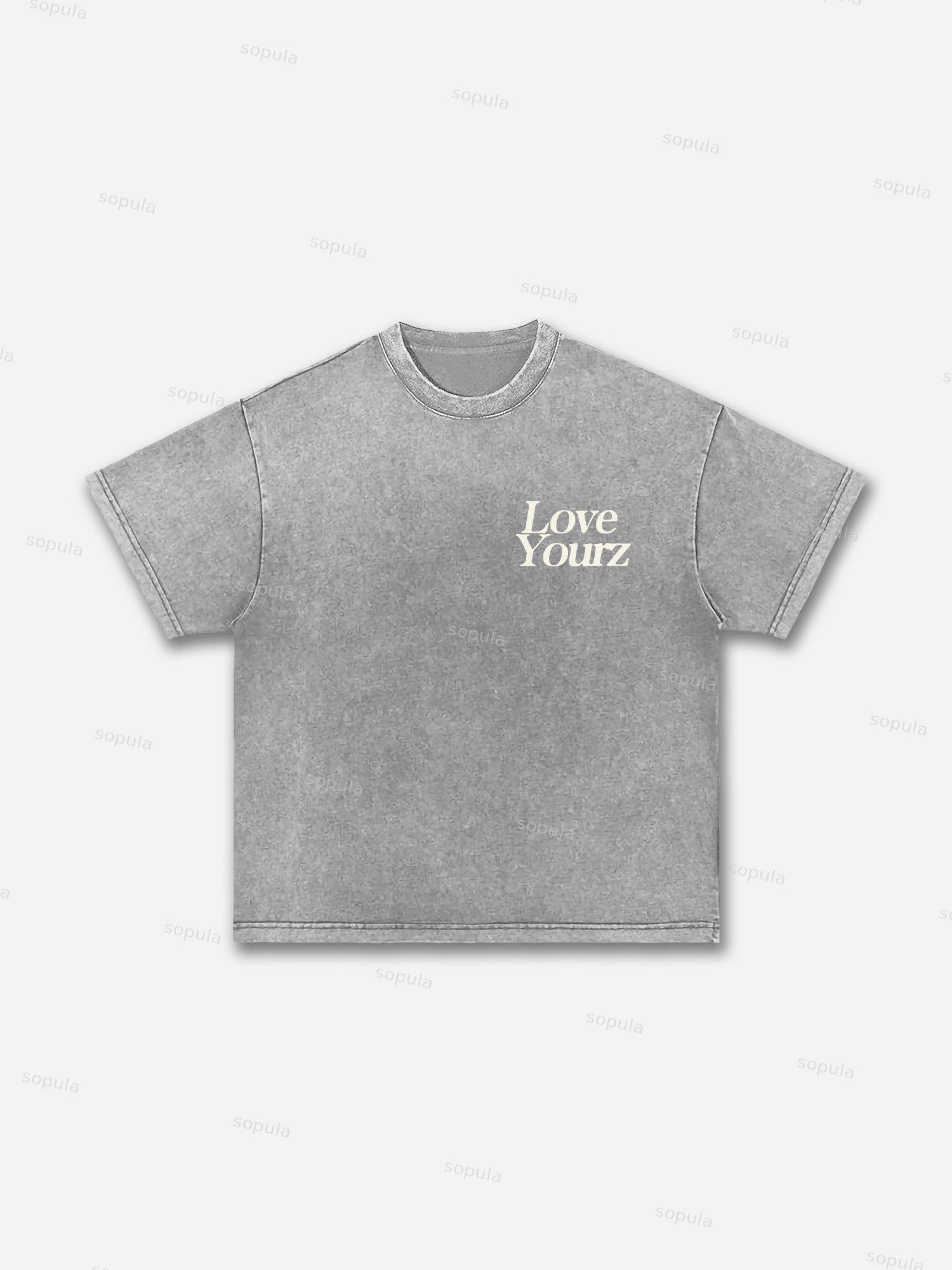 Sopula No Such Thing As, A Life That's Better Than Yourz Acid Washed T-Shirt Product Image